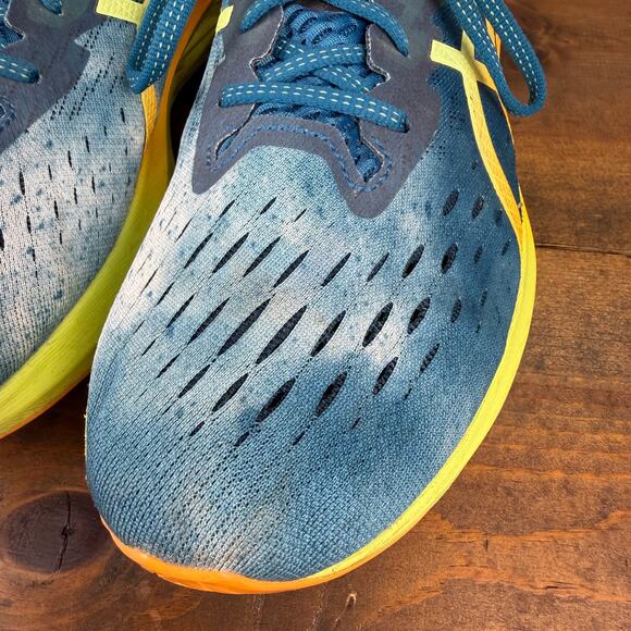 ASICS Novablast 2 Running Shoes Sneakers Deep Sea Teal Glow Yellow Men\'s 13 main image 4